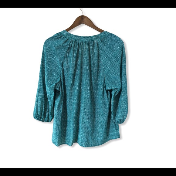 SOLD Joie 3/4 sleeve silk peasant style blouse - Picture 3 of 5